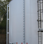 25K Gal Tank Completed with new Swale & Coating