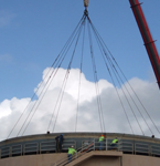 Removing the Lid with Crane