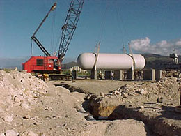 Removing the Lid with Crane