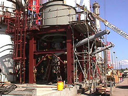 Removing the Lid with Crane