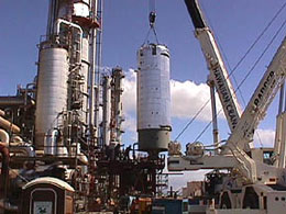 Removing the Lid with Crane