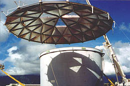 Removing the Lid with Crane